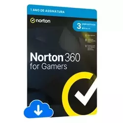 Antivírus Norton 360 Gamers - 3 Dispositivos - 12 Meses Esd - 21415189