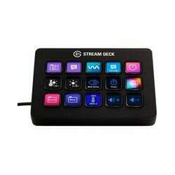 Stream Deck Elgato MK.2, USB-C Removível, 15 teclas LCD, Preto - 10GBA9901
