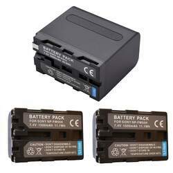 2 bateria NP-FM55H PARA SONY DLSR-A100 1 bateria NP-F970 PARA FILMADORA SONY
