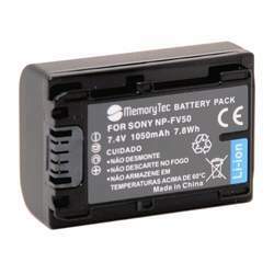 Bateria NP-FV50 1050mAh para câmera digital e filmadora Sony HDR-XR160E, HDR-PJ50VE, DCR-SR77E, DCR-HC85E