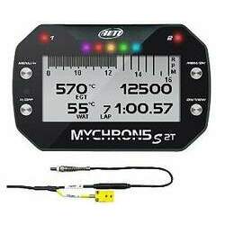 AIM - Mychron 5 S 2T - Com GPS e sensor Temperatura da Água - NOVO MODELO 2T S