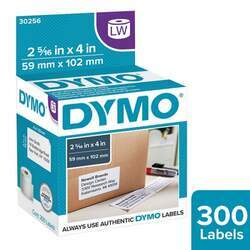 Etiqueta para impressora Label Writer LW 30256 - 59x102mm - DymoCódigo: 09664