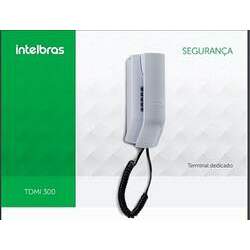 Telefone Interfone Intelbras Maxcon TDMI 300 Terminal Dedicado Para Apartamento tdmi300 Substitui Tdmi 200