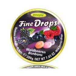 Balas Importadas 200G - Fine Drops Sabor Frutas Vermelhas