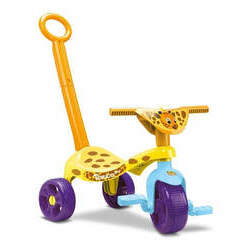 Velotrol Triciclo Infantil Tchuco Zoo Girafa C/ Haste- Samba