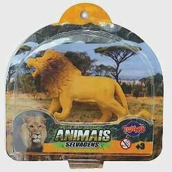 Animal da Selva - Leão Amarelo Toyng Brinquedos
