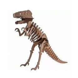 QC 3D Dinossauro Tiranossauro Rex 29 peças MDF