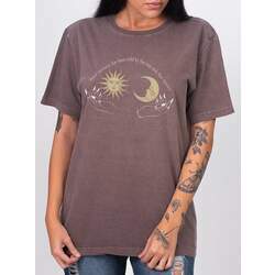 Camiseta Fortune Sun & Moon - Marrom