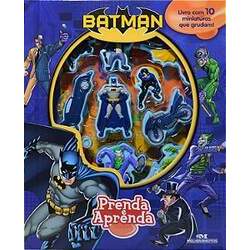 Batman Prenda e Aprenda - Livro com Cenário e Miniaturas