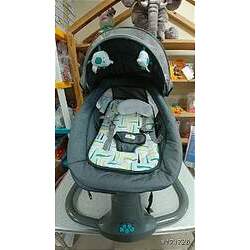 Baby Open Box - Cadeira de Balanço Automática com Bluetooth Techno Verde - Mastela