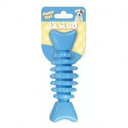 Brinquedo Mordedor Ossinho Baby Dent Azul Jambo para Cães