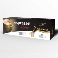 Cápsulas de Café Espresso Blend Gourmet - Compatíveis com Nespresso - 10 un