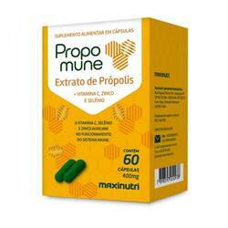 Propomune Extrato de Própolis Vitamina C e Zinco 60 Cápsulas - MaxiNutri