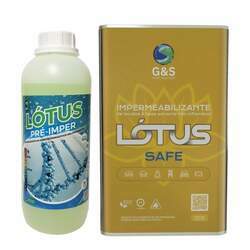 KIT para Impermeabilização de Tecidos - Lotus (Pré Imper 1L Lotus HS 1000 SAFE 5L)