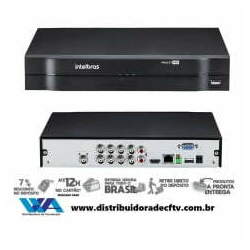 DVR stand alone para segurança e cftv Intelbras MHDX 1108 Multi HD - 8 Canais 1080p Lite 2 Canais 6Mp IP