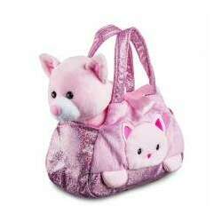Bolsa Cutie Handbags Com Gato Rosa Multikids