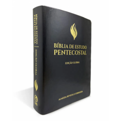 Bíblia de Estudo Pentecostal (Ed Global) - Grande - Preta