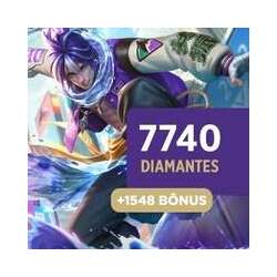 Mobile Legends - 7.740 Diamantes + 1.548 Bônus - Produto Digital