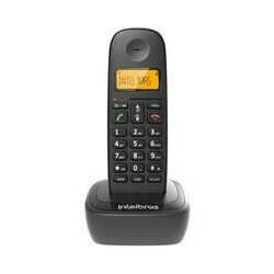 Telefone Sem Fio Intelbras TS 2510, Identificador de Chamadas, Preto - 4122510