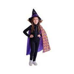 Fantasia Infantil Menina Halloween Muvile Chapéu e Capa