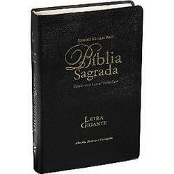 Bíblia Sagrada - Preta Letra Gigante Edição Letras Vermelhas - Sbb