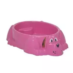 Piscina Infantil Aquadog Com Assento Rosa