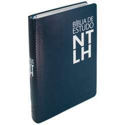 Bíblia de Estudo NTLH - Nova Capa - Tamanho Médio - Capa Azul
