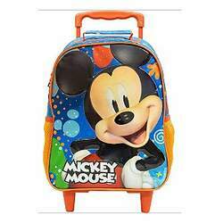 Mochila De Rodinha 16 Xeryus Mickey Mouse 47cm