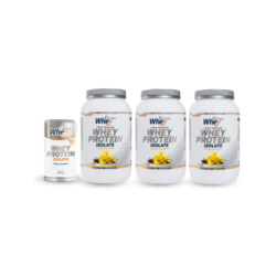 Kit Clean Whey Isolate Tasty Vanilla 900g - 3 unidades