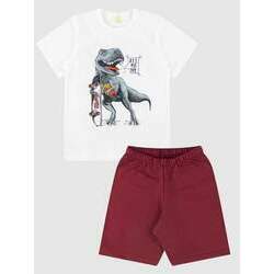 Conjunto Bebê E Infantil Camiseta/Bermuda Menino Verão -