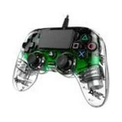 Controle Nacon Wired Illuminated Compact Controller Green (Com fio, Iluminado, Verde) - PS4 e PC