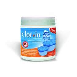 Pastilha de Cloro purificadora de água para consumo humano Clor-in 10 000 litros