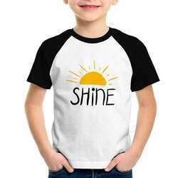 Camiseta Raglan Infantil Shine