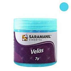 Corante Saramanil Azul Fluorescente para Vela Anilina Óleo 7g