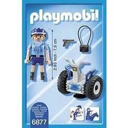 Playmobil City Action Policia Feminina Com Segway 6877 Sunny
