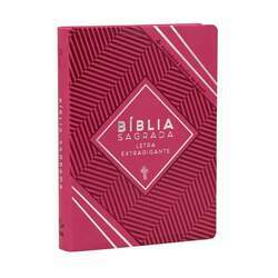 Bíblia Sagrada NTLH Letra Extragigante Luxo Pink