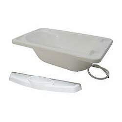Conjunto de Banheira Com Saboneteira (até 20 kg) - Branco - Galzerano