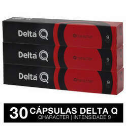 Kit Cápsula de Café Delta Q Qharacter Intensidade 9 - 30 Cápsulas