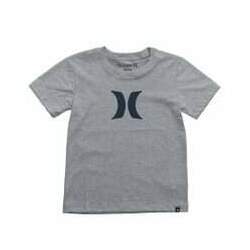 Camiseta Hurley Silk Icon Infantil Cinza Mescla