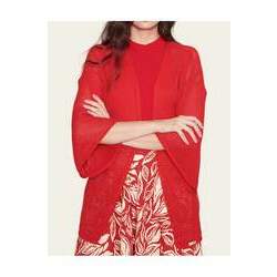 Kimono tricot vermelho