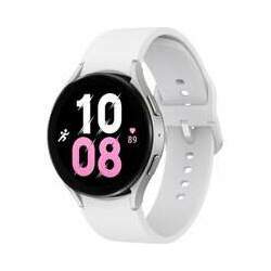 Smartwatch Samsung Galaxy Watch 5, BT, 44mm, Tela Cristal Safira, Prata - SM-R910NZSPZTO