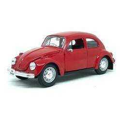 Miniatura - Carro - Volkswagen Beetle (Fusca) - 1:24 - Maisto Special Edition - VERMELHO