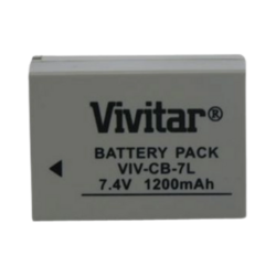 Bateria recarregável equivale a Canon modelo NB7L - VIVITAR