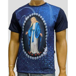 Camiseta Nossa Senhora das Graças Marinho