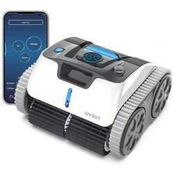 Robô Limpador de Piscina com Excelente Sucção, Navegação Inteligente e Bateria de 9200mAH, WYBOT, Branco
