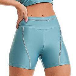 Shorts Fitness Feminino Atletika Lightness Azul CAJUBRASIL