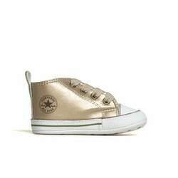 Tênis Converse Chuck Taylor All Star Kids My First All Star Ouro/Branco