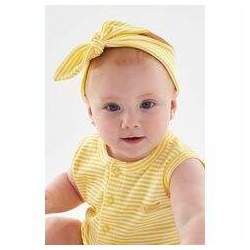 Faixa de Cabelo Listrada Bebê (Amarelo) Up Baby