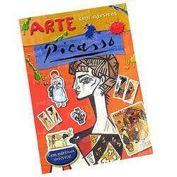 Livro História da Arte com Adesivos Pablo Picasso