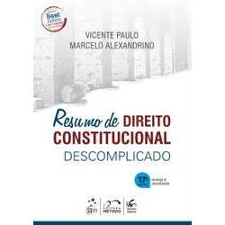 Livro Resumo de Direito Constitucional Descomplicado, 17ª Edição 2023